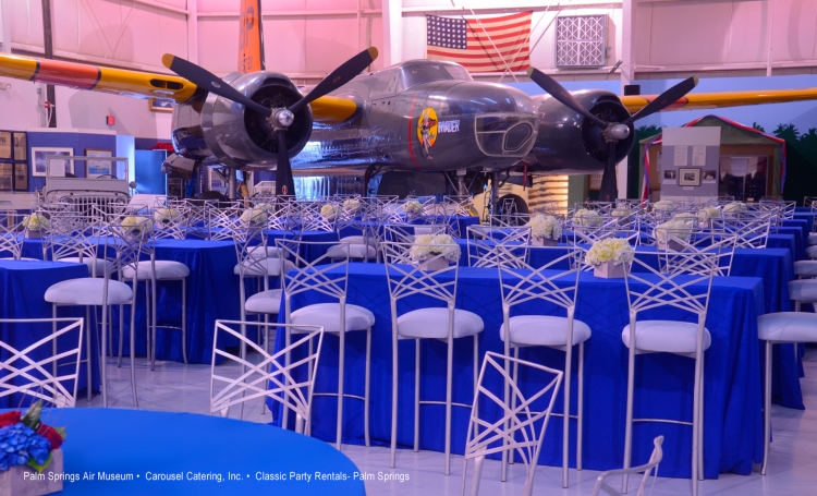 Corporate Events - 2011 - Palm Springs Air Museum, Palm Springs (Carousel Catering Inc., Classic Party Rentals-Palm Springs)