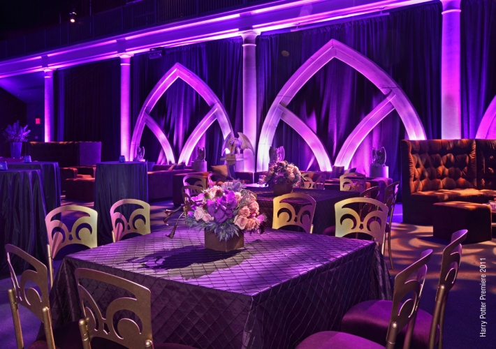 Film and Premieres - 2011 - 'Harry Potter' Premiere Party, New York (Events in Motion, designer8* Event Furniture Rental)
