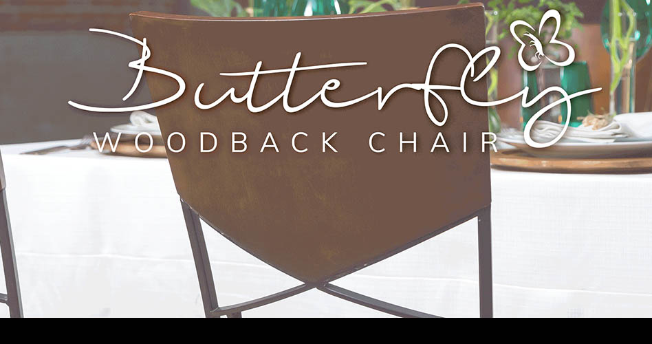 Woodback Butterfly Chair