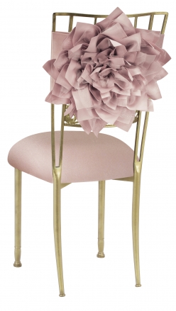Gold Bella Fleur Bloom with Blush Stretch Knit Cushion (1)
