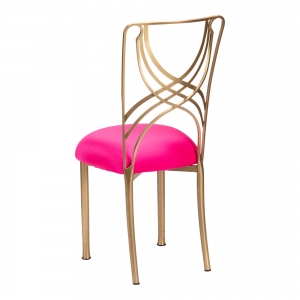 Gold La Corde with Hot Pink Stretch Knit Cushion (1)