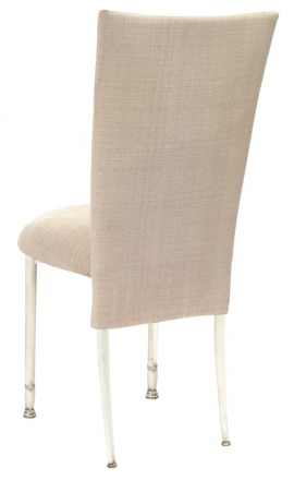 Parchment Linette Chair Cover and Cushion on Ivory Legs (1)