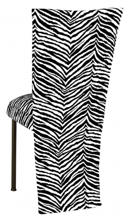 Black and White Zebra Jacket and Cushion on Brown Legs (1)