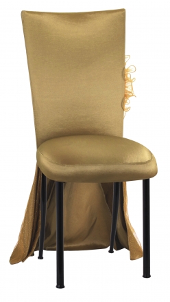 Gold Taffeta BET Dress with Boxed Cushion on Black Legs (2)