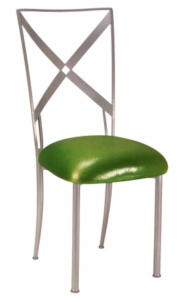 Simply X with Metallic Lime Cushion (2)