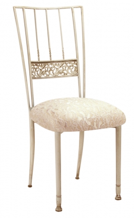 Ivory Bella Fleur with Ivory Lace Cushion (2)