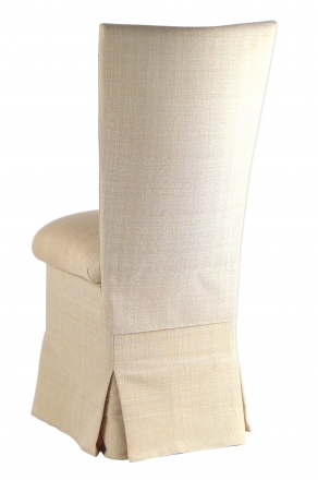 Parchment Linette Chair Cover and Cushion and Skirt (1)