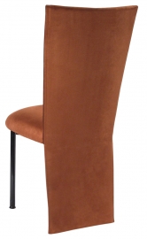 Cognac Suede Jacket and Cushion on Black Legs