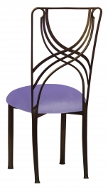 Bronze La Corde with Lavender Velvet Cushion