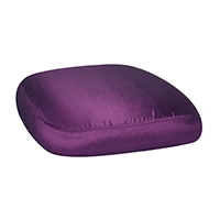 Barstools with Purple Taffeta Cushions