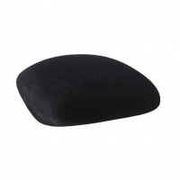 Barstools with Black Velvet Cushions