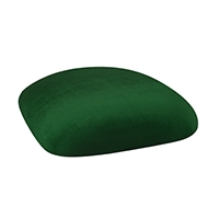 Barstools with Green Velvet Cushions